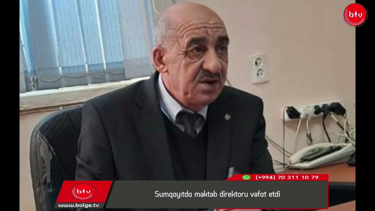 Sumqayıtda məktəb direktoru vəfat etdi
