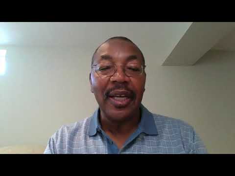 Greg Robinson, Webb Program Director, speaking virtually at the October 2020 SciFest