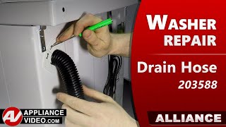Speed Queen Washer - Damaged Drain Hose Repair