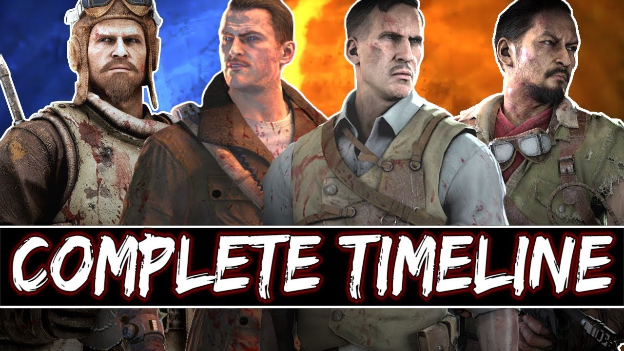 The Complete Unabridged Timeline of Call of Duty Zombies (World At War - Black Ops 4)
