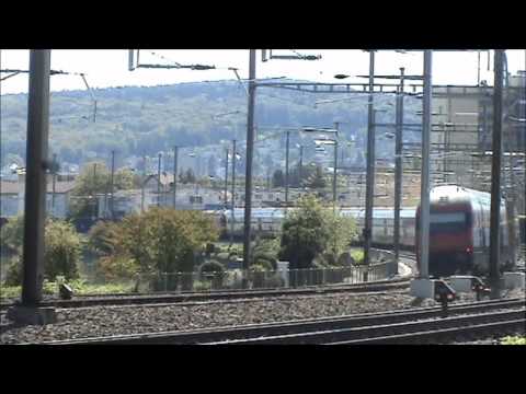 Treni in transito/Bahnverkehr in Dietikon (28.08.2011)