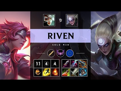 Riven Mid vs Diana: Legendary - EUW Master Patch 25.S1.1