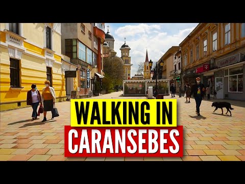City Walks | Walking Tour in Caransebes, Romania | Virtual Walk with Sony a6400 & Zhiyun Weebill S