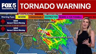 Tornado Warning issued for Front Royal, Virginia Tuesday
