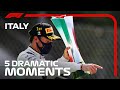 Top 5 Dramatic Moments | Italian Grand Prix
