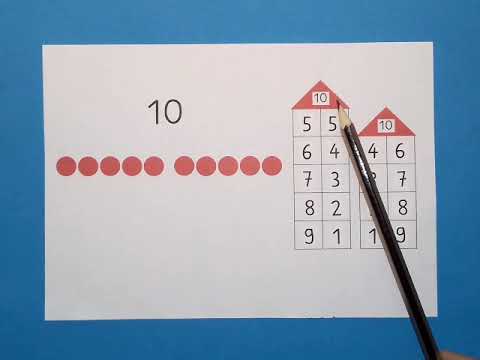 Die 10 zerlegen (Teil 3) / Mathe / Grundschule / Klasse 1 / einfach üben