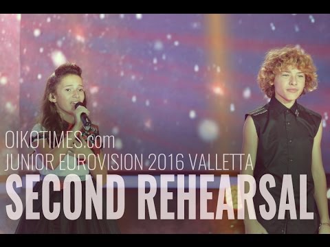 oikotimes.com: Israel Second Rehearsal at Junior Eurovision 2016