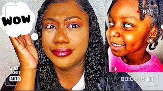 I LET MY 5 YEAR OLD DAUGHTER DO MY MAKEUP