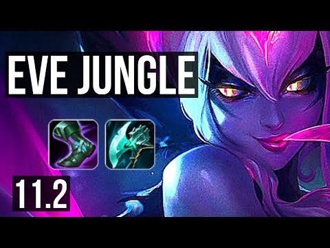 EVELYNN vs LILLIA (JUNGLE) | Rank 7 Eve, 4/0/1, 700+ games | KR Grandmaster | v11.2