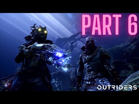OUTRIDERS Walkthrough Gameplay Part 6 - Flying Mini boss fight (1080p 60 FPS)