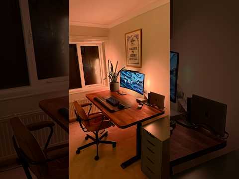 Productive MacBook Desk Setup 2025