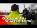 Boeren protesteren bij afvalverwerker ATM in Moerdijk