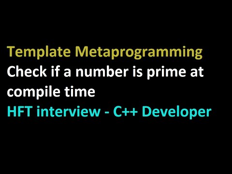 Check Prime number at compile time - Template Metaprogramming