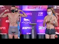 ARNOLD BARBOZA VS. TONY LUIS  | FULL WEIGH IN & FACE OFF VIDEO