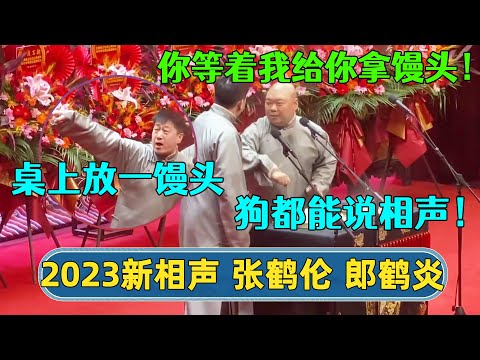🔥2023新相声：张鹤伦：上面搁一馒头，狗都会说相声！🤣郎鹤炎：我给你拿个馒头去！！| #德云社相声 #郭德纲 #于谦 #岳云鹏 #张鹤伦 #孟鹤堂 #郭麒麟 | 每日更新 放松助眠