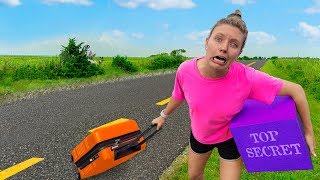 LOST ON BEACH MISSION ROAD TRIP FOR 24 HOURS!! (Pond Monster Following Me)