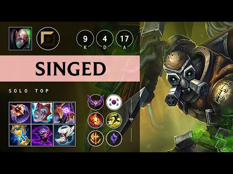 Singed Top vs Camille - KR Master Patch 25.21
