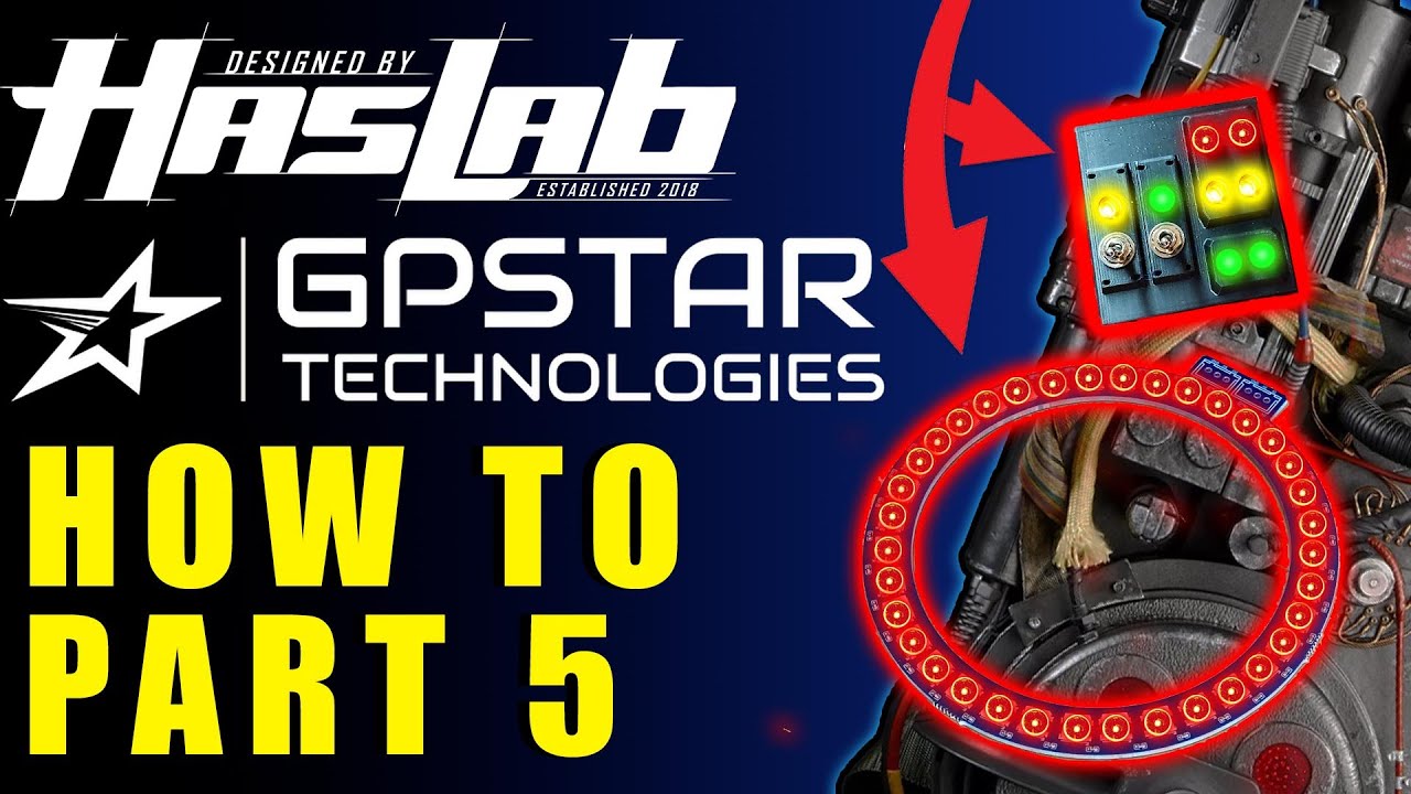 How To Install GPStar's Haslab Proton Pack Inner Cyclotron LED + Panel Lights - Part 5