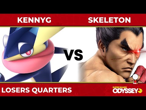 SAO 2 - Losers Quarters - GUMP | KennyG (Greninja) VS DBE | Skeleton (Kazuya) - SSBU Ultimate