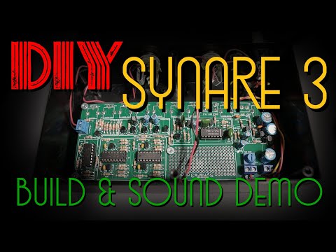 DIY SYNARE 3 Build & Sound Examples - A Classic REGGAE Drum Synth Demo with DM Kahn - Helensson