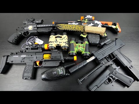 Different Toy Guns! Sound and Moving Guns - Vibrating Guns & Beads Throwing Weapons ( BB GUNS )