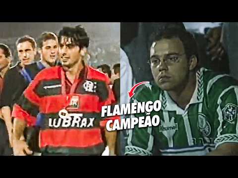 The day Flamengo became champion at Palmeiras' home stadium, Parmalat.