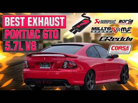 Pontiac GTO Exhaust Sound 5.7L V8 🔥 Straight Pipe,Acceleration,Corsa,Stock,Borla,Review,Upgrade+