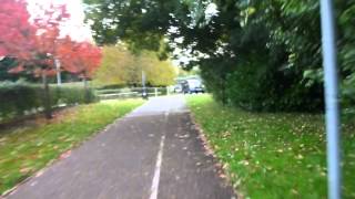 preview picture of video 'Cycle ride from Hampshire Clinic to Basingstoke train station'