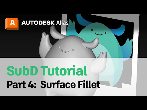Intro to SubD Modeling, Part 4: Using Surface Fillet in Alias