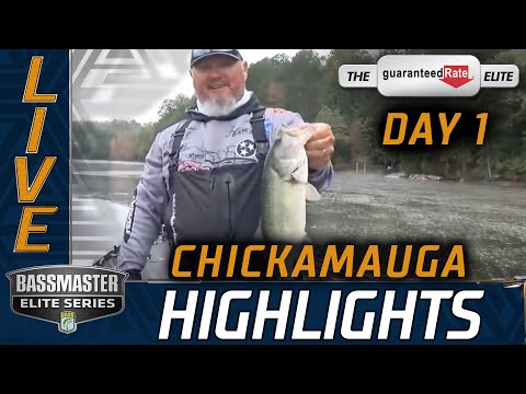 Day 1 Highlights (2020 Bassmaster Elite at Chickamauga Lake)