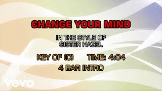 Sister Hazel - Change Your Mind (Karaoke)
