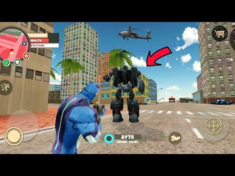 Rope Hero: Vice Town (Rope Hero Purchase StickMan ShotGun) ShotGun Destroyer Weapon - Gameplay HD