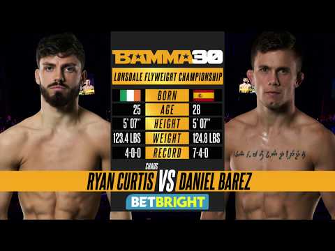 Daniel Barez vs Ryan Curtis full fight