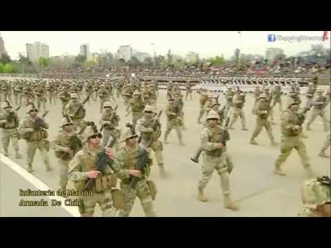 Infanteria de Marina Chilena      Desfile  Parada Militar 2013