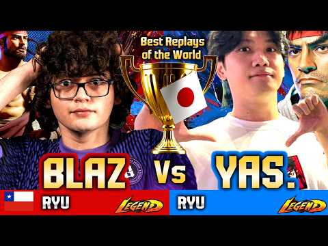🔥 SF6 Ryu (BLAZ in JAPAN 🔥vs .YAS.) Ryu ▰ Street Fighter 6 Gameplay High Level