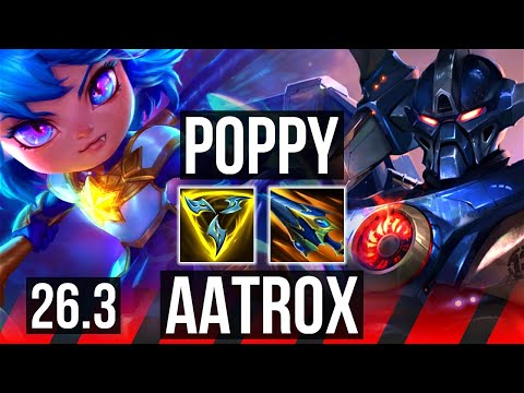 POPPY vs AATROX (TOP) | 32K damage | KR Master | 26.3