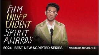BEEF wins BEST NEW SCRIPTED SERIES at the 2024 Film Independent Spirit Awards