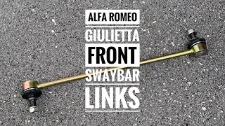 Alfa Romeo Giulietta Mito Front Swaybar Endlink Replacement- How to Fix Suspension Knock