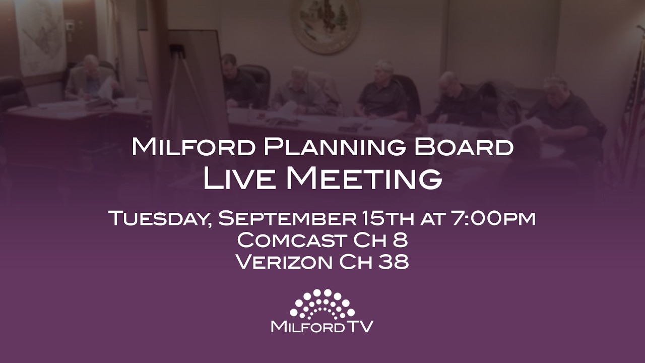From the Planning Board