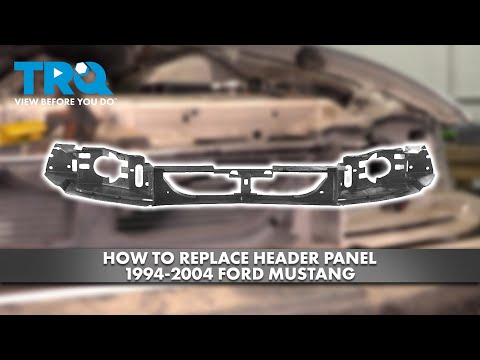 How to Replace Header Panel 1994-2004 Ford Mustang