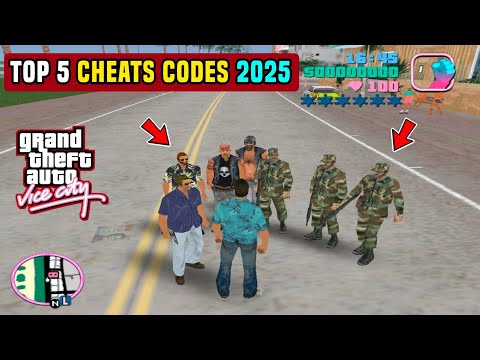 GTA Vice City | Top 5 Bodyguards | Cheat Codes | GTA Vice City Cheat Codes | SHAKEEL GTA