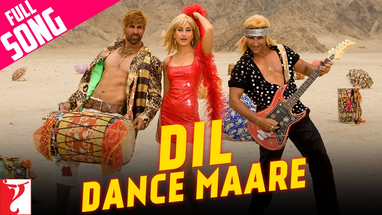 Dil Dance Maare Lyrics  | Tashan | Akshay Kumar, Saif Ali Khan | Sukhwinder Singh, Sunidhi Chauhan | Shekhar Ravjiani, Vishal Dadlani