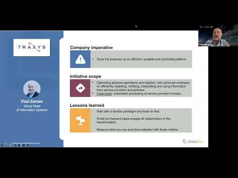 Traxys, Vlad Zemen, Group Head of Information Systems - Improving Workflows for Metals Trading