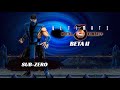 UMK3 Beta II Classic Sub Zero Endurance Ladder Very Hard