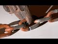 Cutting A Chain In Ultra Slow Motion 4K
