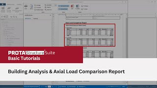 Axial Load Comparison Report Example