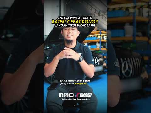 PUNCA BATERI KERETA CEPAT KONG | 3 Punca #tipskereta #transmaticautomotive #continentalspecialist