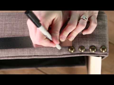 YouTube video about: How to paint over nailheads on furniture?