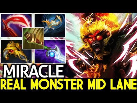 Miracle- [Monkey King] Real Monster Mid Lane Pro Gameplay 7.21 Dota 2