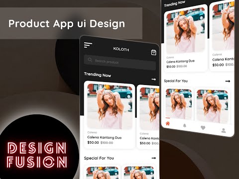 E-commerce App UI/UX Design in Adobe XD